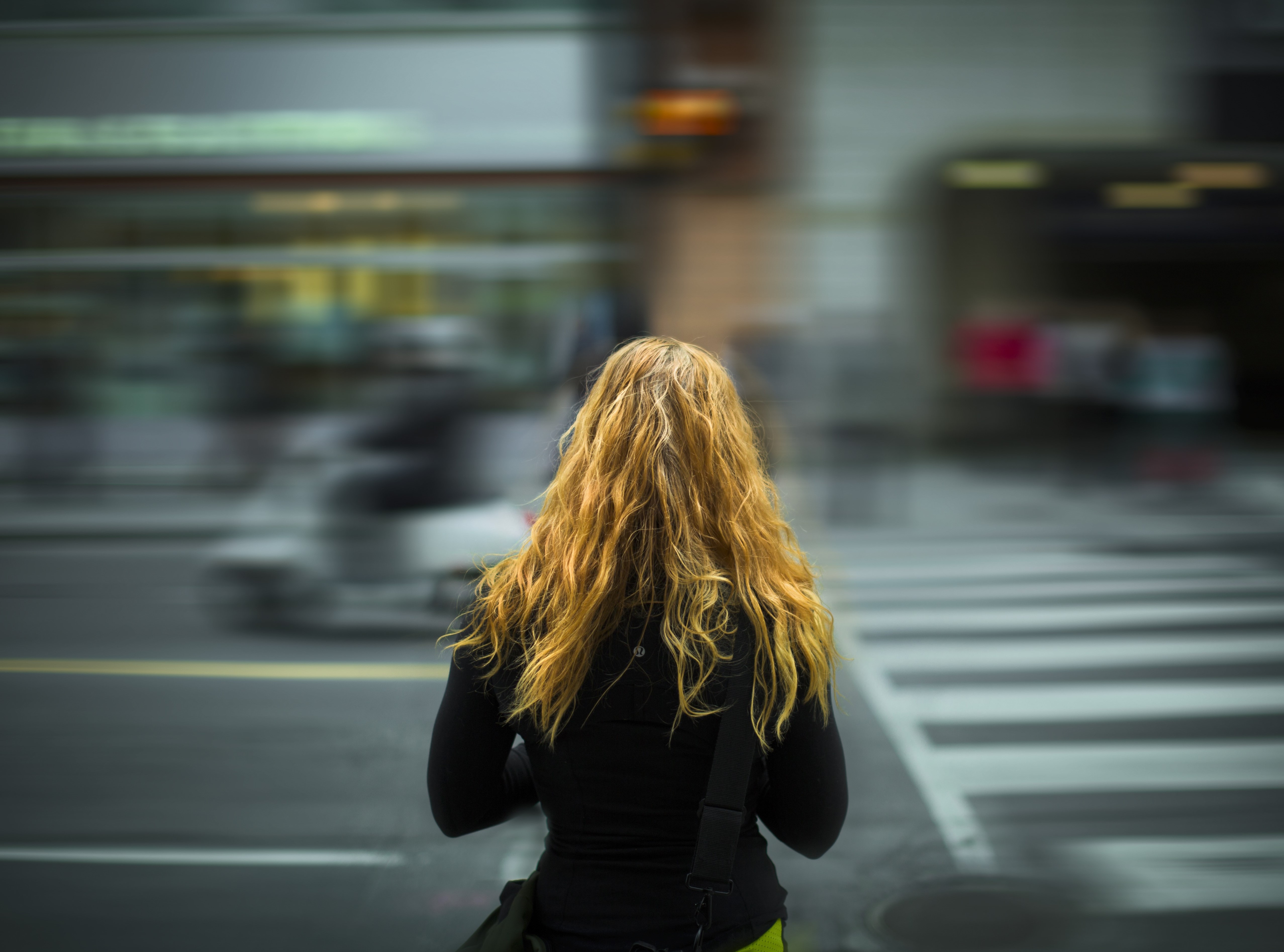 Girl on street